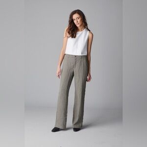 BOGNER Wide Leg Virgin Wool Trousers/Pants